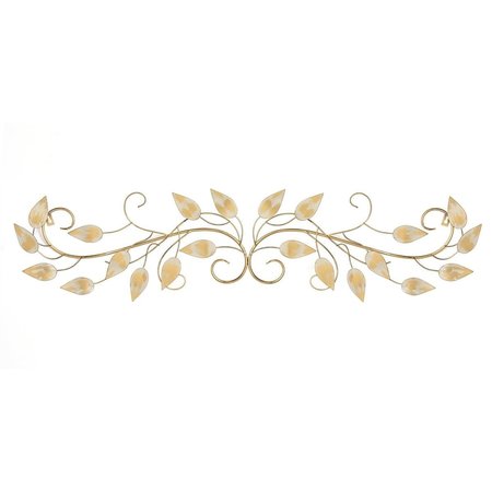 KD ESTANTERIA Brushed Gold Over The Door Scroll Wall Decor, Multicolor KD2627096